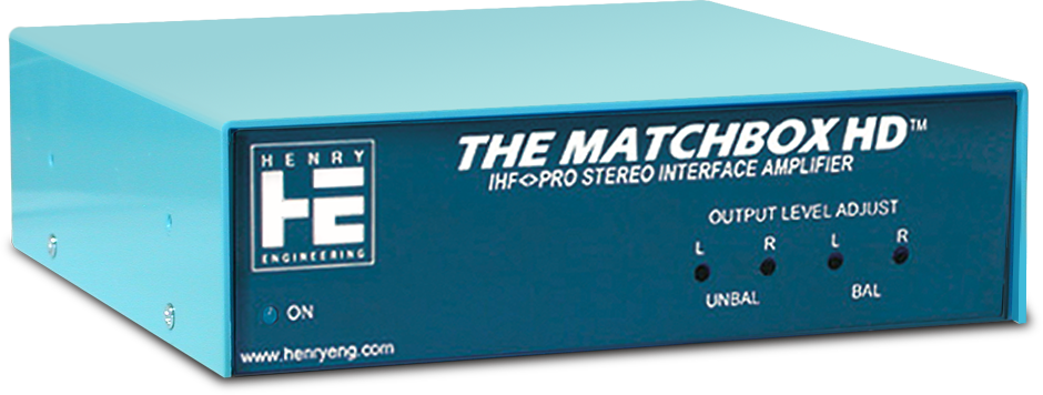 Henry Engineering The Matchbox IHF Pro Stereo Level Matching Interface/Amplifier 