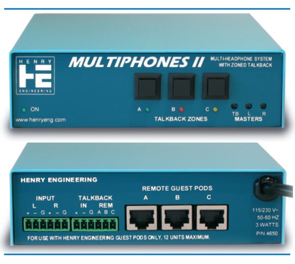 MULTIPHONES II MASTER » Henry Engineering